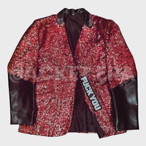 Papa Emeritus Sequin Blazer: Ghost Band Cosplay Costume with Patch