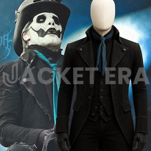Inspired Papa Emeritus V Cotton Jacket | Ghost Band Papa Cosplay | Gothic Rock Costume | Halloween Outfit