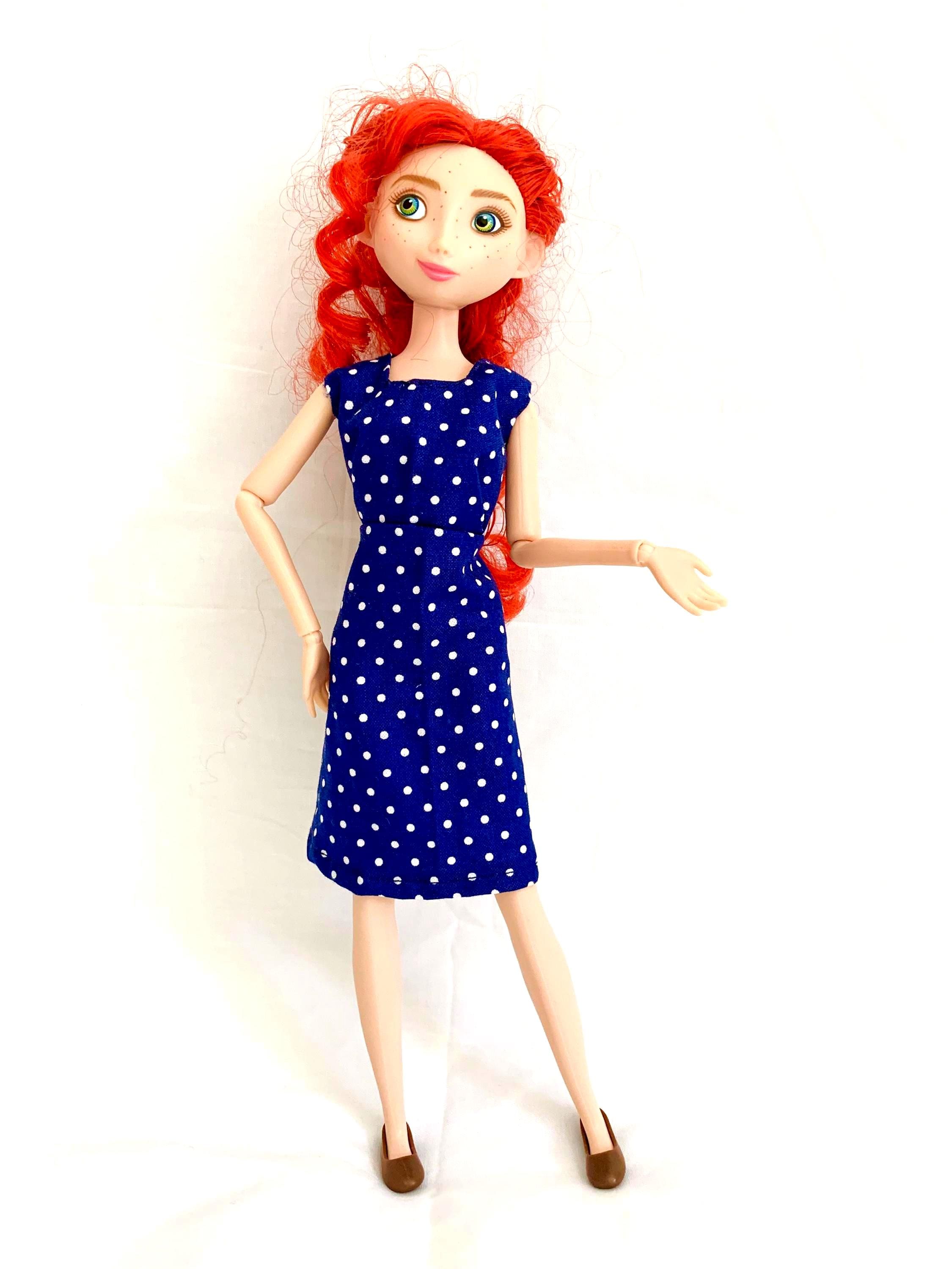 Vintage Barbie Blue Dress - Etsy