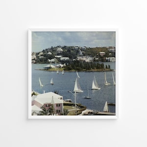 Slim Aarons Bermuda View Print Poster, Vintage Print, Photography Prints, High Society Photo Print, Museum Quality Photo Print