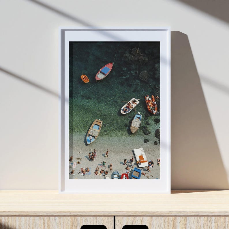 Slim Aarons Conca dei Marini Print Poster, Vintage Print, Photography Prints, High Society Photo Print, Museum Quality Photo Print image 2