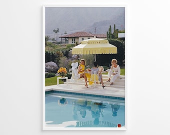 Slim Aarons Nelda And Friends Print Poster, Vintage Print, Photography Prints, High Society Photo Print, Museum Quality Photo Print