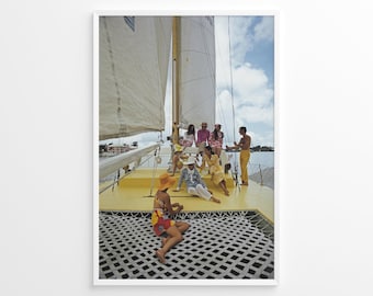 Slim Aarons A Colourful Crew 2 Print Poster, Vintage Print, Photography Prints, High Society Photo Print, Museum Quality Photo Print