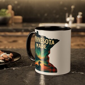 Minnesota Ceramic Coffee Mug: Colorful Home Decor Drinkware