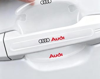 Door Handle Protector For Audi Owners, Clear Silicone Material, Exterior Door Handle Area