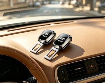 Seat Belt Extender For Audi Owners, Alloy Material Buckle Adapter, Car Interior Safety Accessory