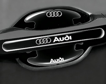 Door Handle Protector Stickers For Audi  Owners,PVC Material Car Exterior Use,Perfect Gift
