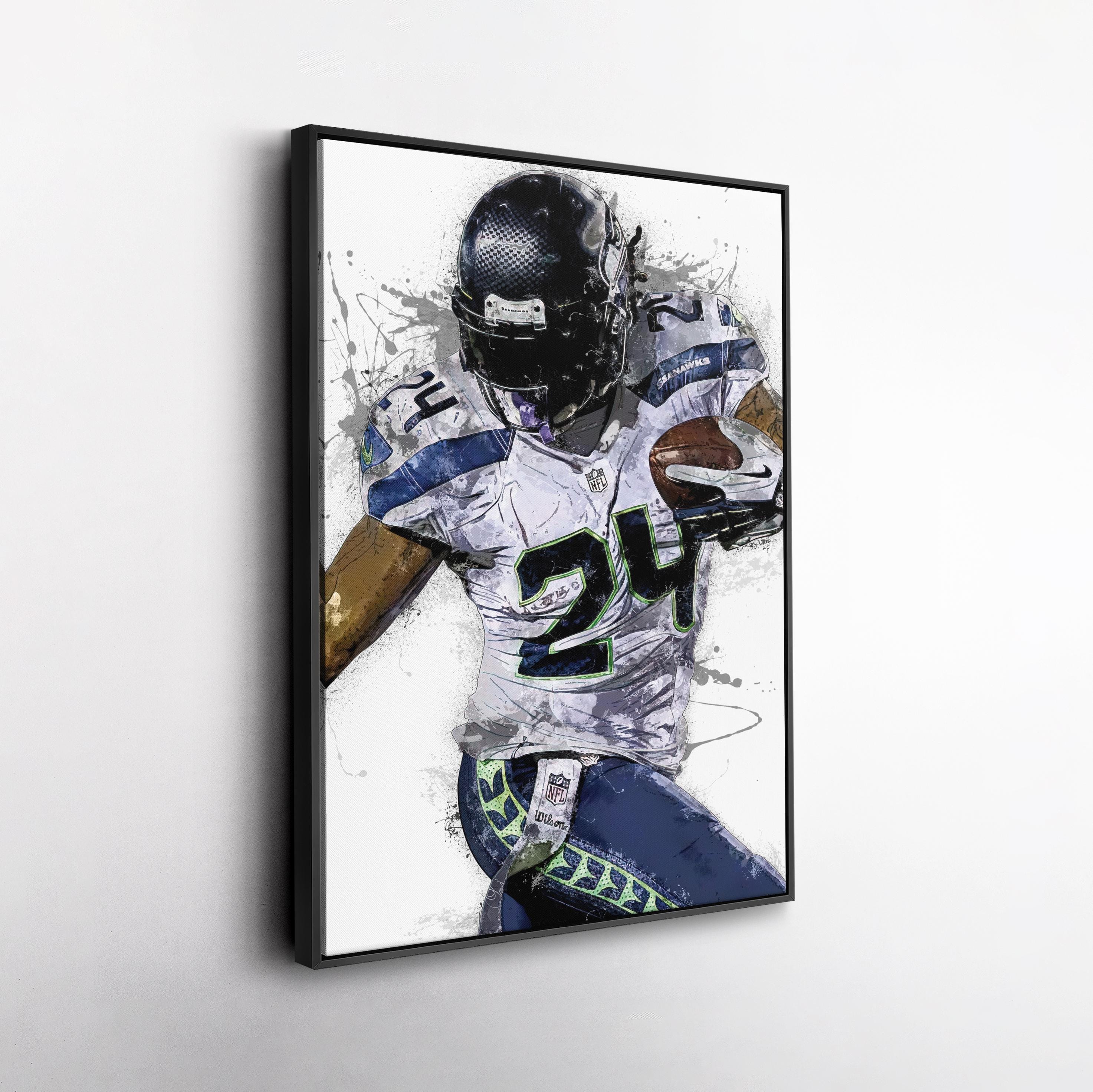 Seattle Seahawks Bobby Wagner 11x17 Inch Sports Print Poster - Premium Photo Paper, Ready For Framing