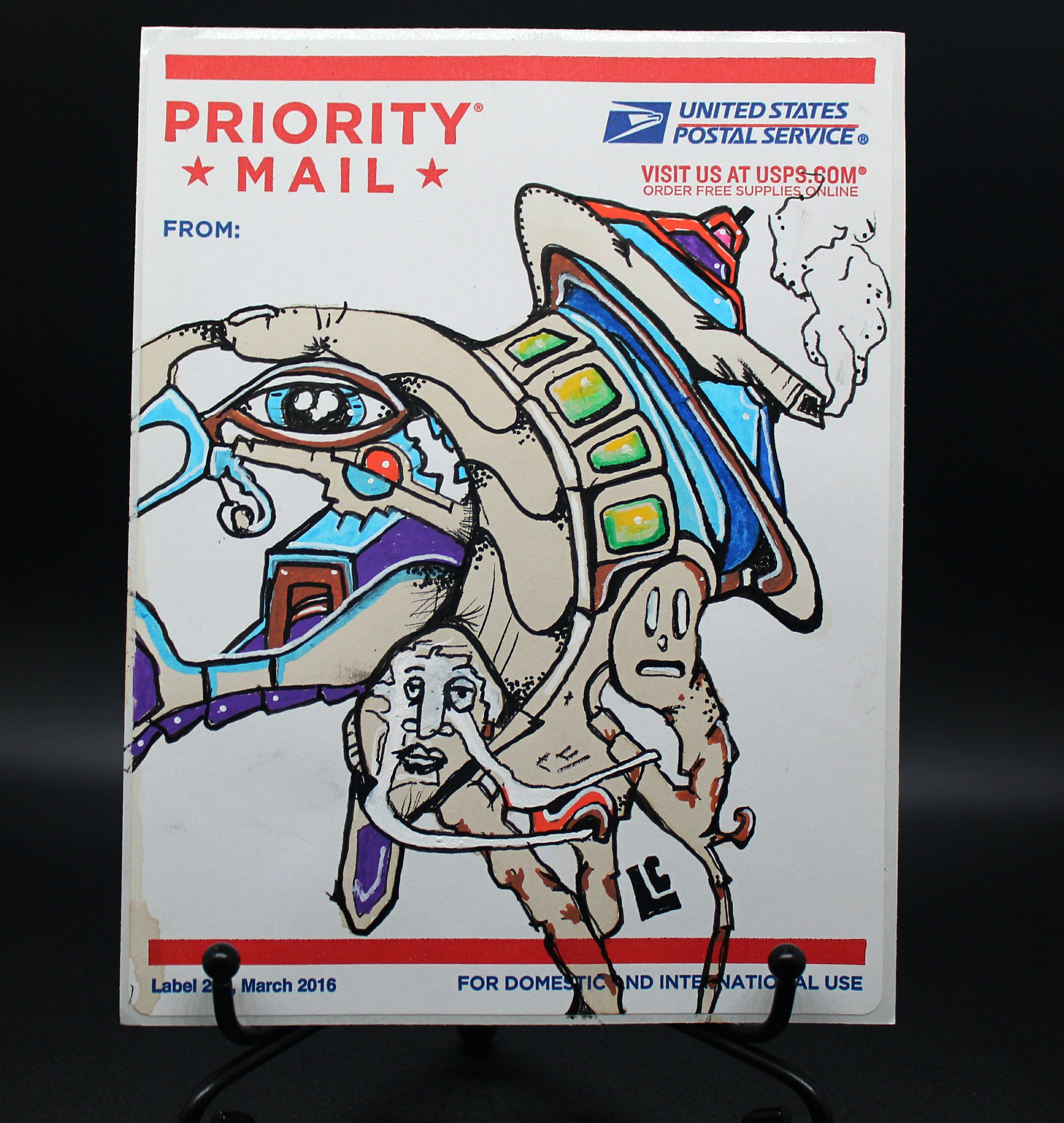 WTF 'Priority Mail' Stickers – Mulk Art Store