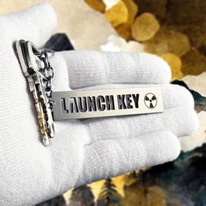 Launch key keychain - stainless steel jdm accessory for car enthusiasts