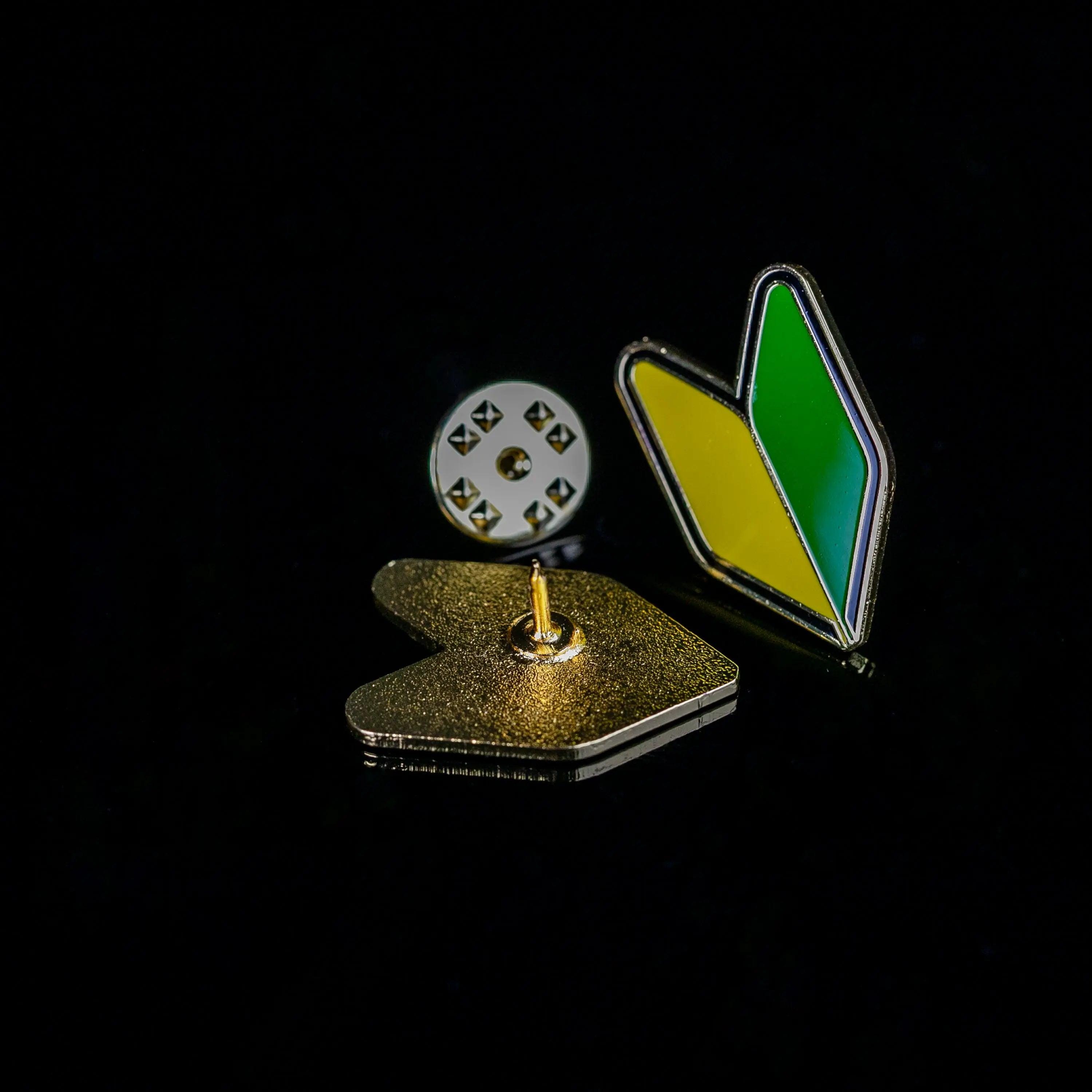 Shoshinsha Mark Enamel Pin – Japanese Beginner Driver Symbol