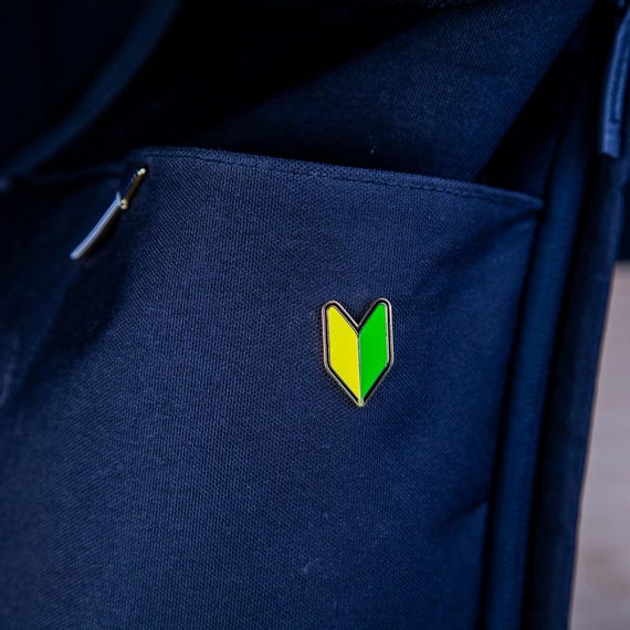 Shoshinsha Mark Enamel Pin – Japanese Beginner Driver Symbol