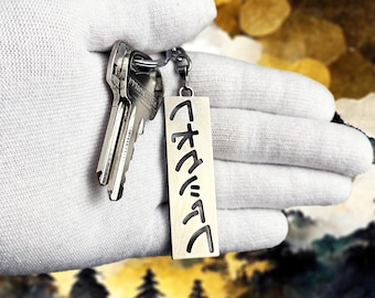 Llavero japonés con la frase "F*** off" (vete a la mierda): accesorio JDM para entusiastas de los coches y regalo para aficionados. Llavero con placa de coche japonesa. Regalo para aficionados a los coches JDM.