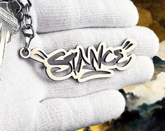 Llavero Stance: accesorio JDM de acero inoxidable de primera calidad para entusiastas de los automóviles.