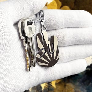 Japan hand keychain - premium stainless steel jdm accessory for car enthusiasts