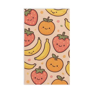 Cute Fruit Pattern Hand Towel, Decorative Kitchen Accessory, Perfect for Summertime, Gift for Food Lovers, Fun Home Decor