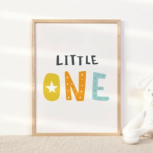 Poster colorato con citazione per la cameretta dei bambini, stampabile da parete per bambini, regalo per baby shower da scaricare in formato digitale, decorazioni per la cameretta dei bambini