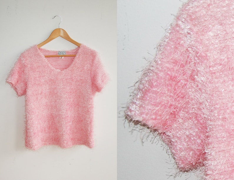 S A L E/_ LAST CHANCE Size Large Vintage Puink Blouse