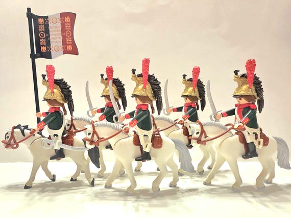 PLAYMOBIL REF 3123 3887 5783 Drapeau Aigle Rammer Chevaliers Médiévaux