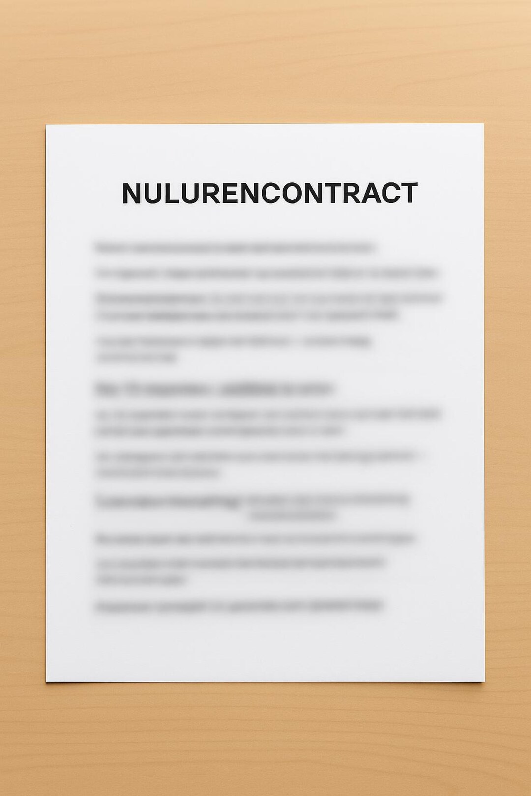 Zero-hours Contract | HR Document | Dutch | On-call Employment Contract ...