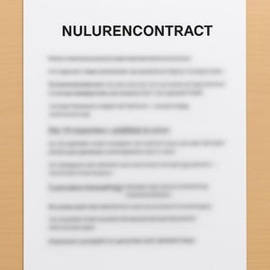 Nolltidskontrakt | HR-dokument | Holländska | Jourtidskontrakt