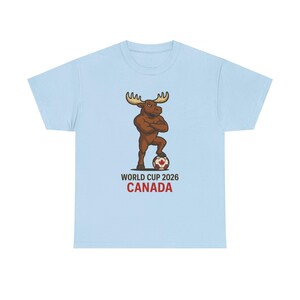 World Cup 2026 Canada Tee: Unisex Heavy Cotton Soccer Shirt image 8