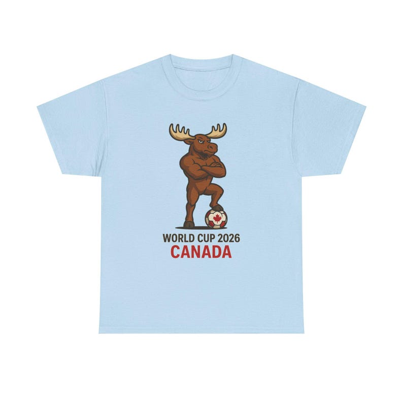 World Cup 2026 Canada Tee: Unisex Heavy Cotton Soccer Shirt image 8