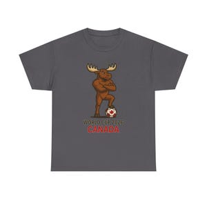 World Cup 2026 Canada Tee: Unisex Heavy Cotton Soccer Shirt image 9