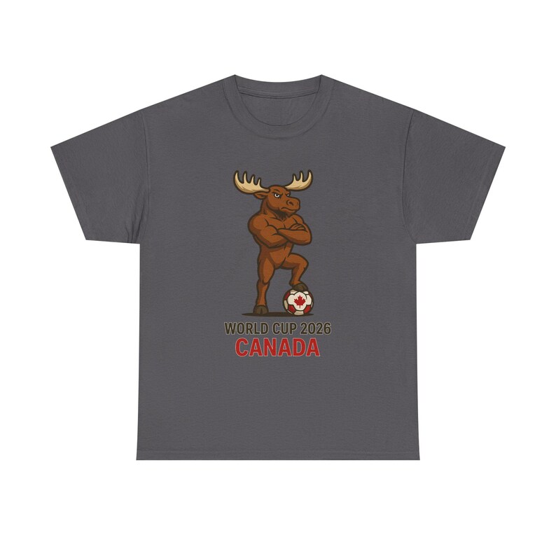 World Cup 2026 Canada Tee: Unisex Heavy Cotton Soccer Shirt image 9