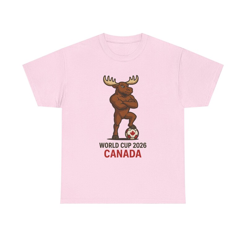 World Cup 2026 Canada Tee: Unisex Heavy Cotton Soccer Shirt image 10