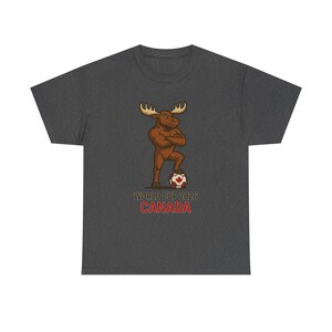World Cup 2026 Canada Tee: Unisex Heavy Cotton Soccer Shirt image 7