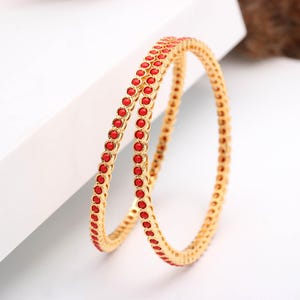 Korallarmband, 22K guldpläterade armband
