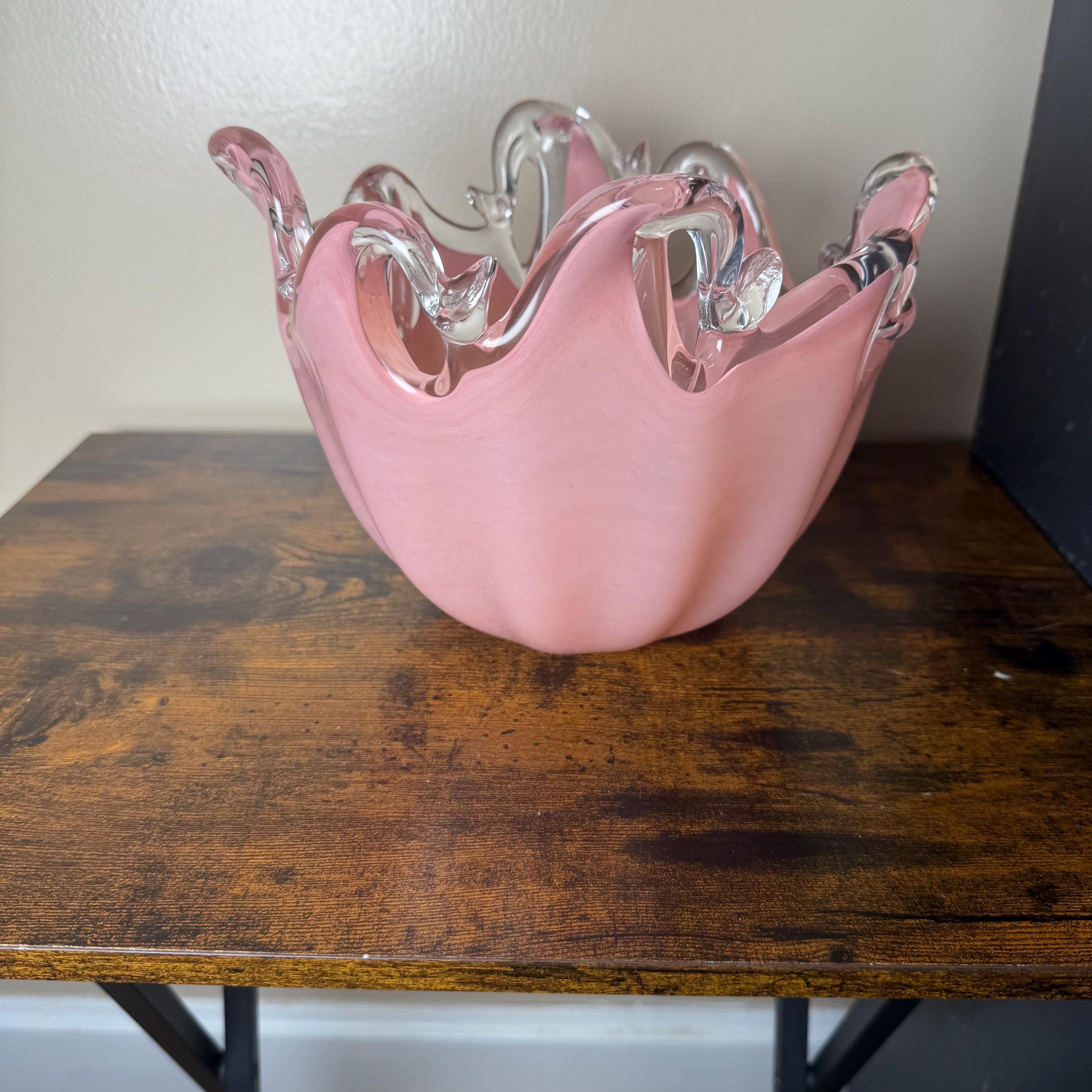 Pink Murano Vase - Etsy
