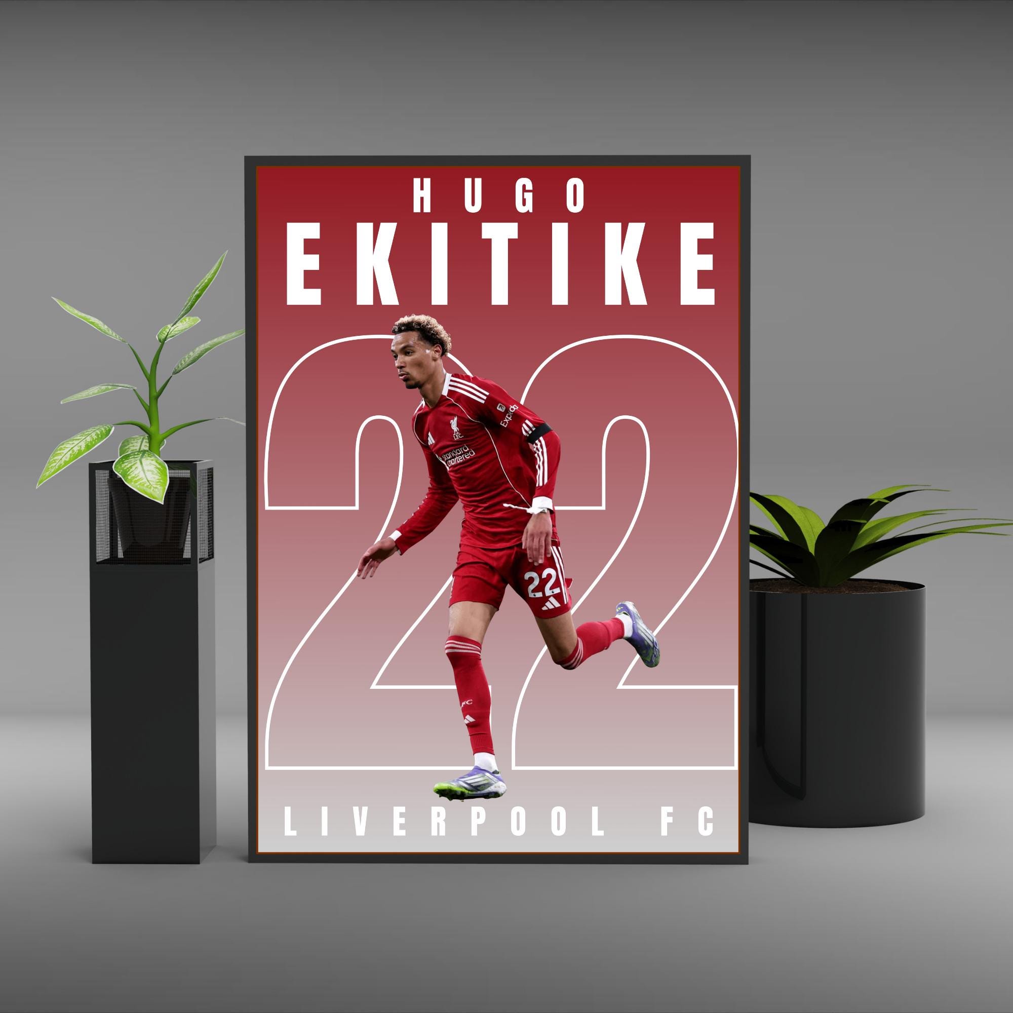 リバプールポスターセット リバプールFC サッカーポスターセット：サラー、ヴィルツ、ファン