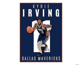 Kyrie Irving Poster : Basketball Printable Wall Art