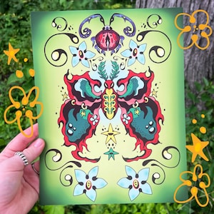 Moth art print