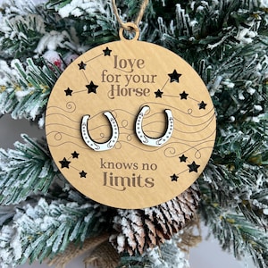Horse Ornament, Equestrian gift, Horseback Riding Present, Christmas Gift, Horseback Rider present, Gift for horse lover