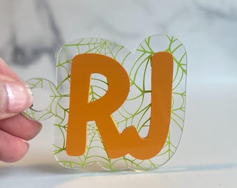 Personalized Boo Basket Tag, Custom Halloween Basket Name Tag, Spooky Name Tag, Halloween Name Tags, Halloween Decor, Trick or Treat Bag