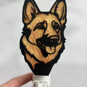German Shepherd Lamp - Etsy