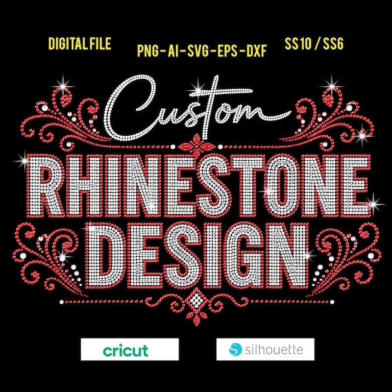 Rhinestones - Etsy