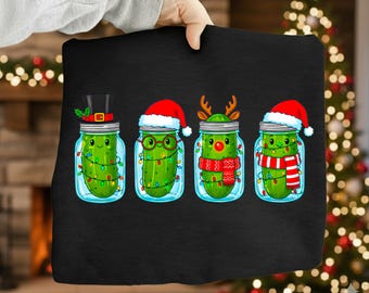 Weihnachtsgurken im Glas T-Shirt Mockup | Urlaub Digitale Datei