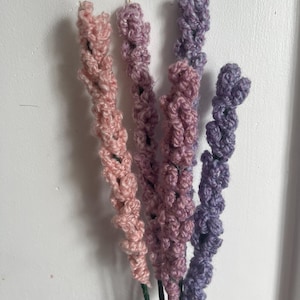Crochet Lavender Pattern PDF – Realistic Lavender Flowers – Easy Crochet Floral Pattern – Home Decor – Instant Download