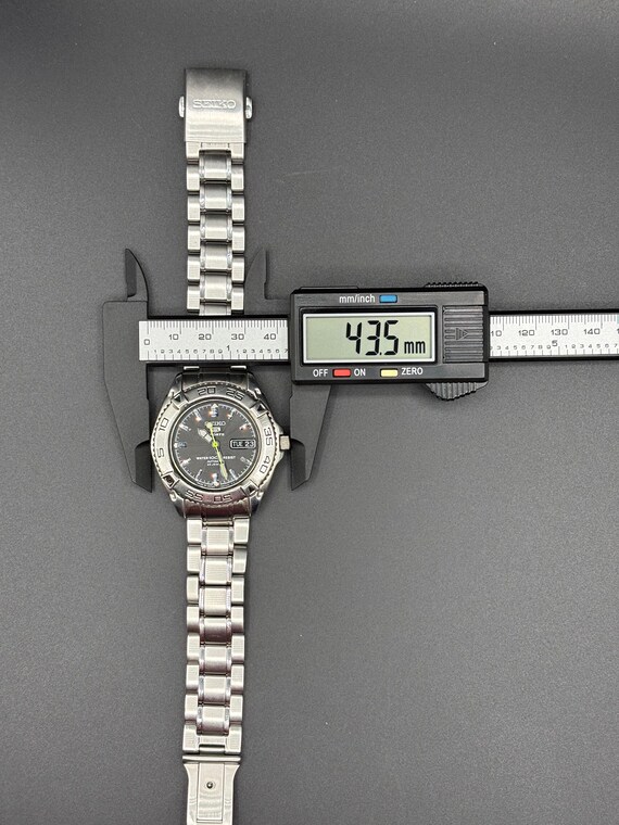 Vintage Seiko 5 Sports Automatic Watch: | 7S36-00Y0| Black Dial