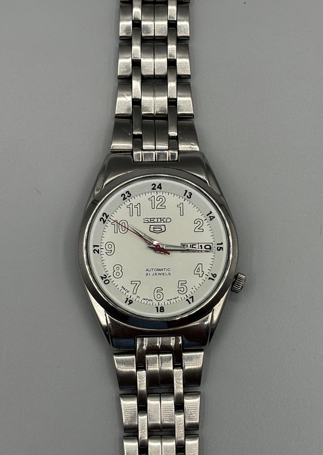 Seiko 5 Railway Time 7S26-02C0 Luminous Dial Automatic Vintage