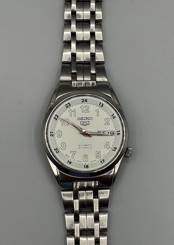 Seiko 5 Railway Time 7S26-02C0 Luminous Dial Automatic Vintage