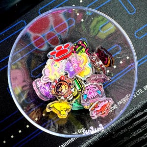 Lower Cost RANDOM MIX of DIY 2cm Acrylic Flat Charms