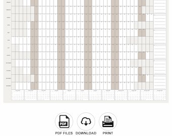 6 1/2" X 3 1/2" 2025 - 2026 Rustic Faith Paper Pocket Calendars With