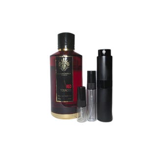 Men’s Cologne – Mancera Red Tobacco Decant– Hand-Decanted| Luxury Long Lasting Niche Fragrance| 2ml 5ml 8ml Travel Spray Perfume Sample