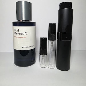 Cologne – Inspired by Maison Crivelli Oud Maracuja – Hand-Decanted Tropical Woody Leather 2ml 5ml 8ml Glass Travel Spray Perfume Men & Women