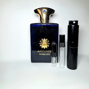 Amouage Interlude Man Decant | Niche Luxury Perfume Sample 2ml 5ml 8ml | Strong Long Lasting Fragrance for Men